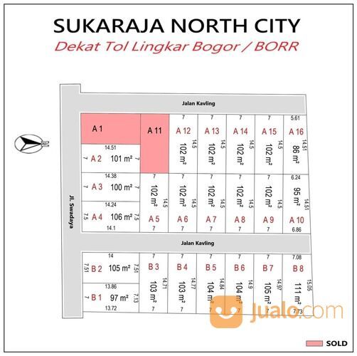 Dekat Kolam Renang Fun Park Villa Bogor Indah, Bisa Dicicil 12x Non Bunga