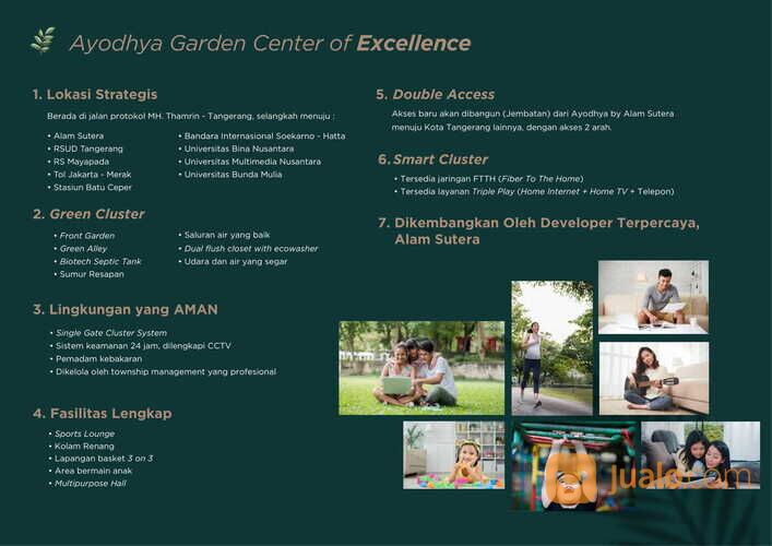 Clover @Ayodhya Garden 2 Rumah Modern Terbaik di Tangerang