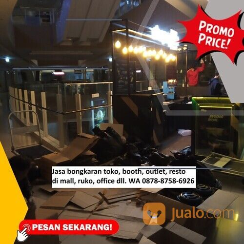 jasa bongkar toko store outlet tenant di Mall dan ruko
