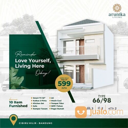ARUNIKA LIVING CIBIRU HUNIAN MODERN DI BANDUNG TIMUR