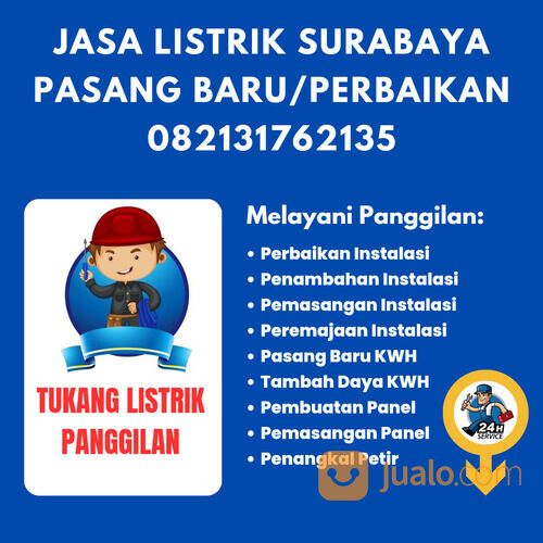 Jasa Pasang Instalasi Listrik Surabaya 082131762135