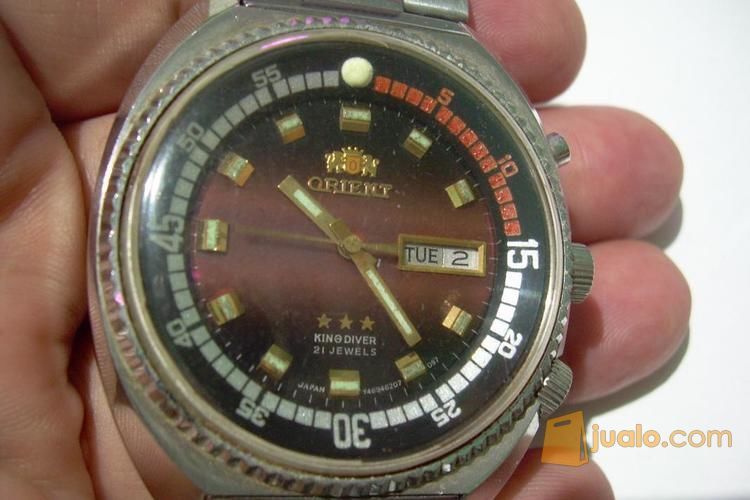 Jam Tangan Jadul Orient King Diver Coklat