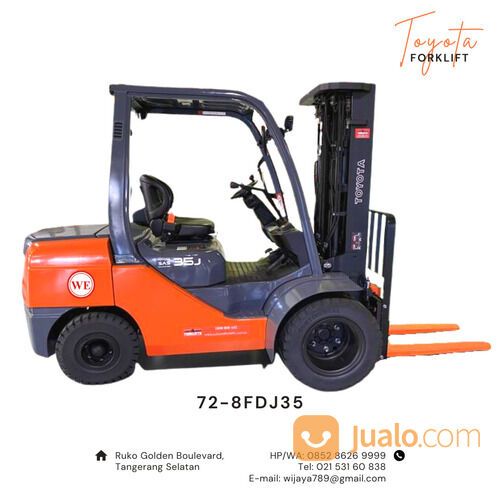 Forklift Toyota 72-8FDJ35 Kapasitas 3,5 ton Garansi Resmi