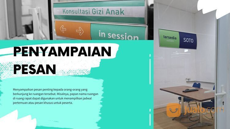 Promo! Papan Nama Ruangan Kantor, Harga Terbaik dan Termurah, WA: 0815-1028-2828, Jakarta