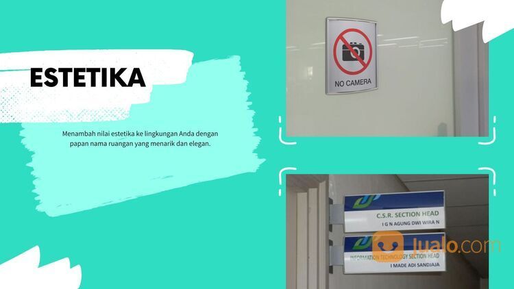 Promo! Papan Nama Ruangan Kantor, Harga Terbaik dan Termurah, WA: 0815-1028-2828, Jakarta