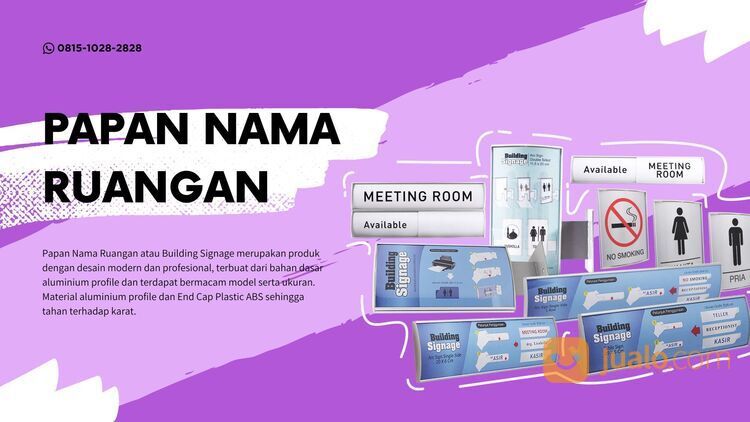 Promo! Papan Nama Meja Kantor, Harga Terbaik dan Termurah, WA: 0815-1028-2828, Jakarta