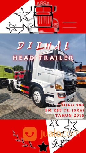 Hino 500 FM 285 TH Head Trailer Tronton 6x4 Tahun 2016