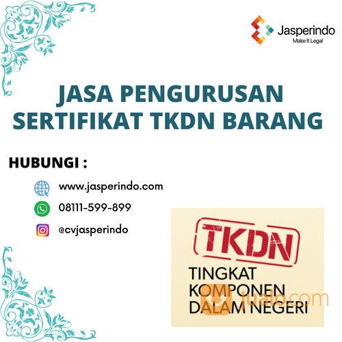JASA PENGURUSAN SERTIFIKAT TKDN BARANG