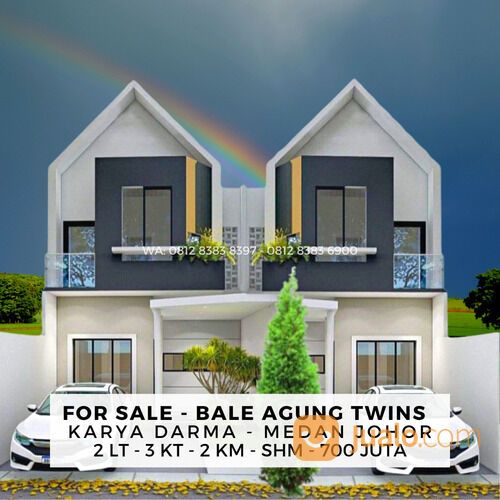ESKLUSIF HANYA 2 UNIT JALAN KARYA DARMA MEDAN JOHOR - BALE AGUNG TWINS