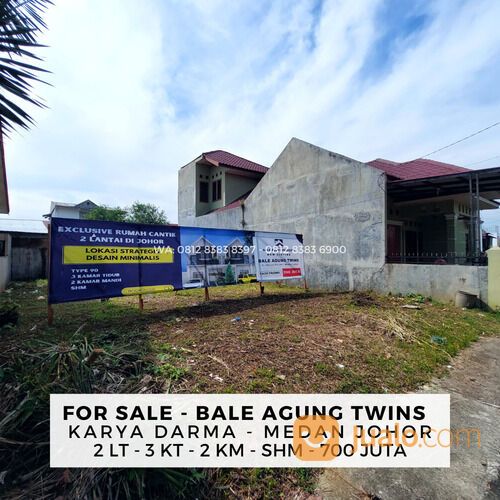 ESKLUSIF HANYA 2 UNIT JALAN KARYA DARMA MEDAN JOHOR - BALE AGUNG TWINS