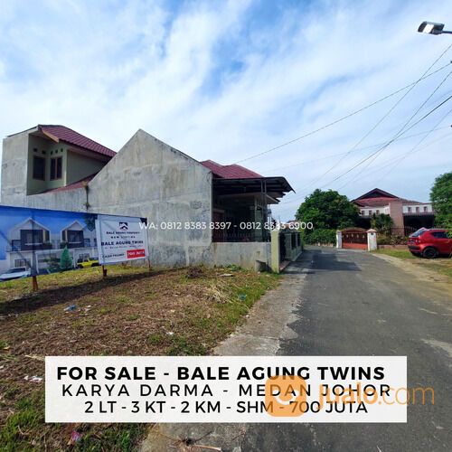 ESKLUSIF HANYA 2 UNIT JALAN KARYA DARMA MEDAN JOHOR - BALE AGUNG TWINS