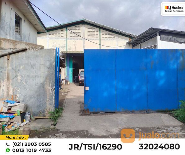 Gudang Jl. Kampung Bayur Kali, Tangerang, 40x50 m², 1 Lt, HGB (TSI/16290)