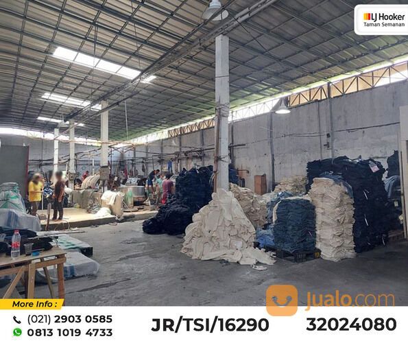 Gudang Jl. Kampung Bayur Kali, Tangerang, 40x50 m², 1 Lt, HGB (TSI/16290)