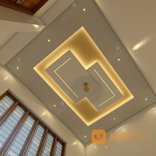 Jasa pemasangan plafon PVC,plafon drop ceiling, plafon kayu murah dan bergaransi