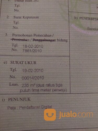 SPECIAL PRICE Tanah Jalan Purwakarta Antapani Di Dalam Cluster Perumahan Bandung Utara