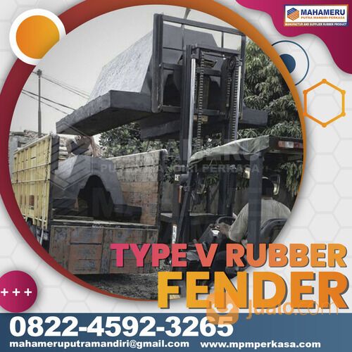Karet Fender V - Rubber Fender V Dermaga/Pelabuhan Termurah