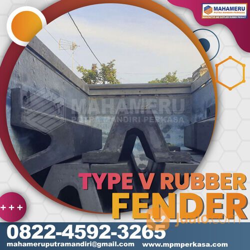 Karet Fender V - Rubber Fender V Dermaga/Pelabuhan Termurah