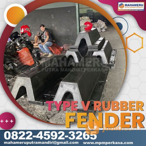 Karet Fender V - Rubber Fender V Dermaga/Pelabuhan Termurah