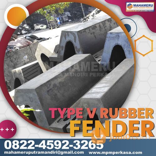 Karet Fender V - Rubber Fender V Dermaga/Pelabuhan Termurah