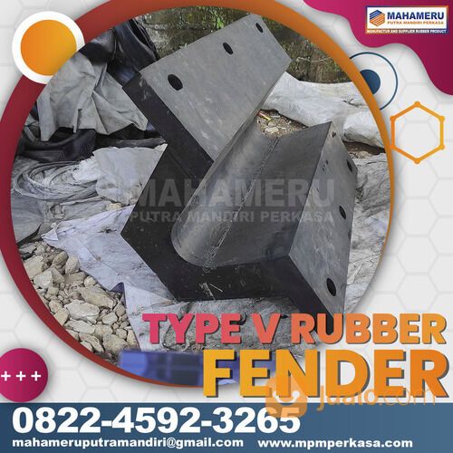 Karet Fender V - Rubber Fender V Dermaga/Pelabuhan Termurah
