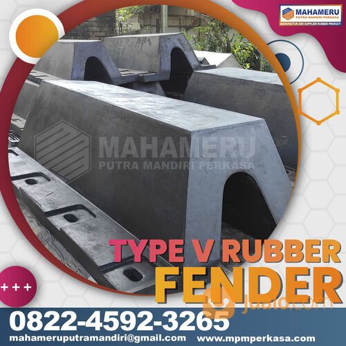 Karet Fender V - Rubber Fender V Dermaga/Pelabuhan Termurah