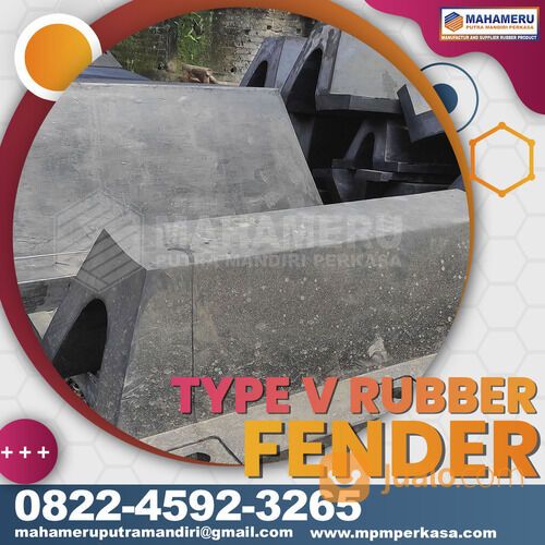 Karet Fender V - Rubber Fender V Dermaga/Pelabuhan Termurah