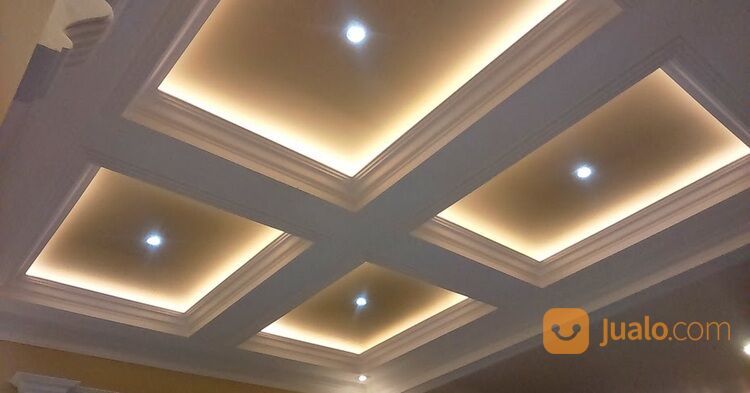 Jasa Pasang Plafon Drop Ceiling Murah Surabaya, Plafon Drop Ceiling PVC