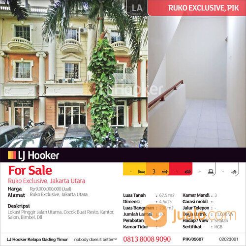 Ruko Exclusive, PIK, Jakarta Utara