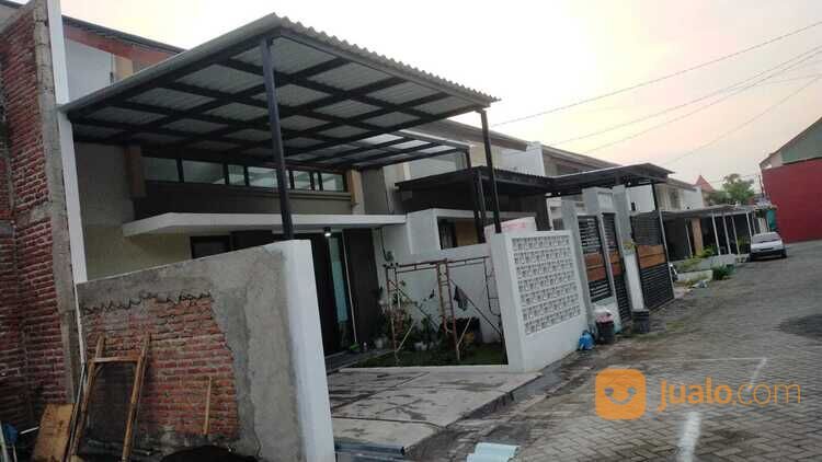 Kanopi rooftop rangka besi hollow kremona