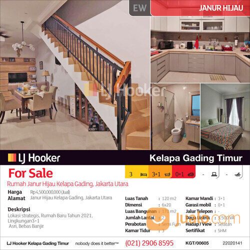 Rumah Janur Hijau Kelapa Gading, Jakarta Utara