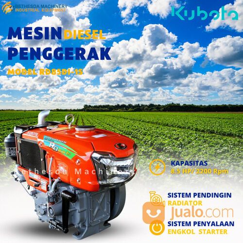 Diesel Engine KUBOTA RD 85 DI-1S 8,5HP / 8.5 HP Mesin Penggerak 8.5 PK