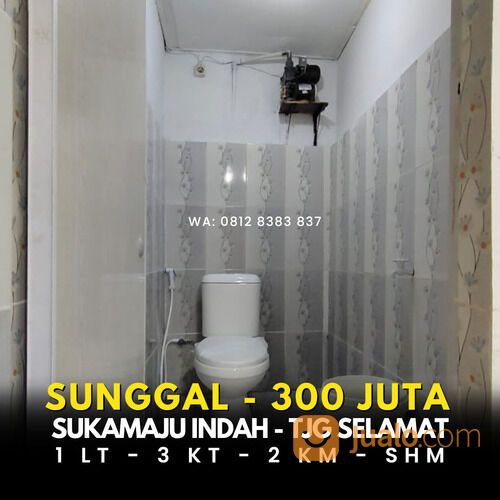 KEMBALI TURUN HARGA - 300 JUTA - KOMPLEK SUKA MAJU INDAH TANJUNG SELAMAT SUNGGAL