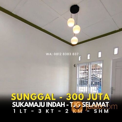 KEMBALI TURUN HARGA - 300 JUTA - KOMPLEK SUKA MAJU INDAH TANJUNG SELAMAT SUNGGAL