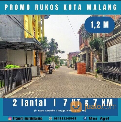 Rumah Kost murah lokasi jl arumba Tunggulwulung malang kota