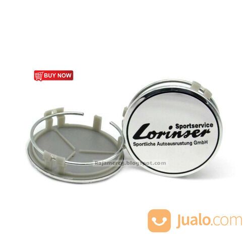 Dop Velg Logo Lorinser Chrome Ukuran 75mm