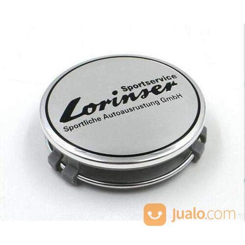 Dop Velg Logo Lorinser Chrome Ukuran 75mm