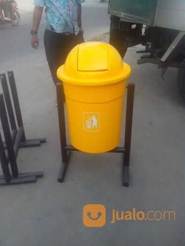 Tempat Sampah Gantung Fiberglass Bulat 70 liter
