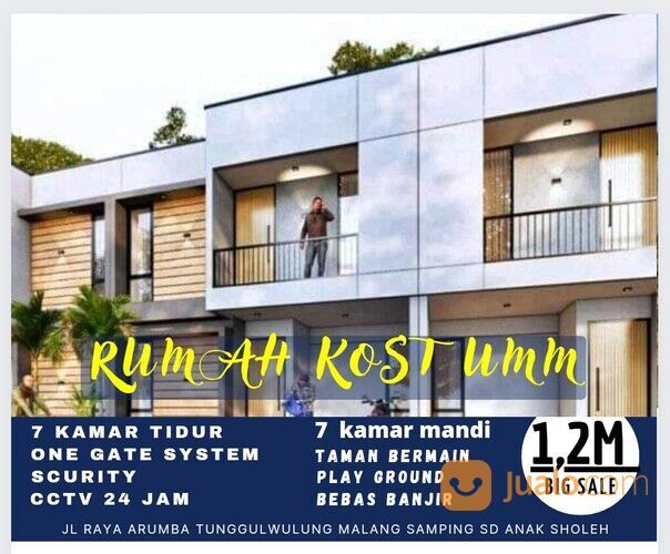 Rumah Kost Arumba Hills Residence kawasan strategis dekat kampus