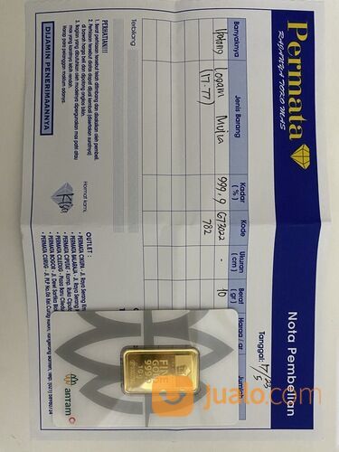 Emas Antam Logam Mulia 10gr