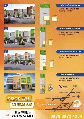 Gudang Surya Grand Cisoka Tangerang Lokasi bagus dan aman