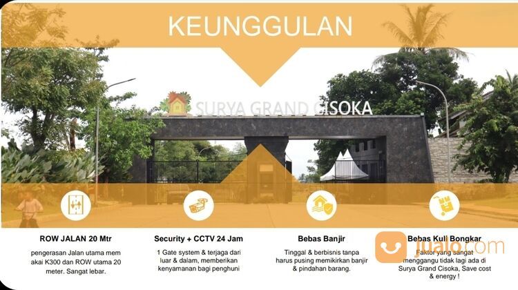 Gudang Surya Grand Cisoka Tangerang Lokasi bagus dan aman