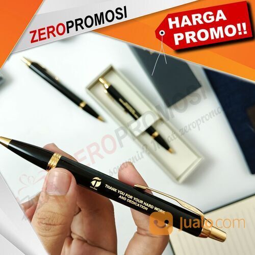 Souvenir Pulpen Parker Original IM Black Seri 1975638 Grafir Nama