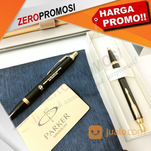 Souvenir Pulpen Parker Original IM Black Seri 1975638 Grafir Nama