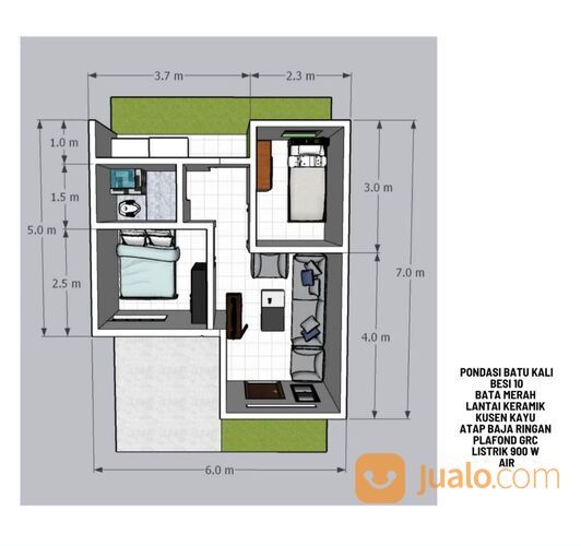 Rumah Murah cicilan 1 juta di Padalarang Citatah