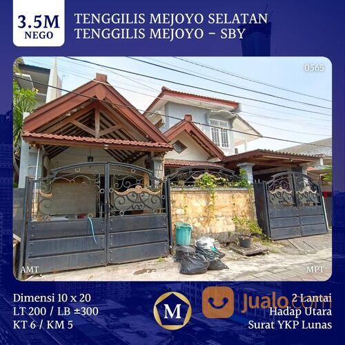 Rumah Tenggilis Mejoyo Selatan YKP dkt Rungkut UBAYA Jemursari Kendangsari