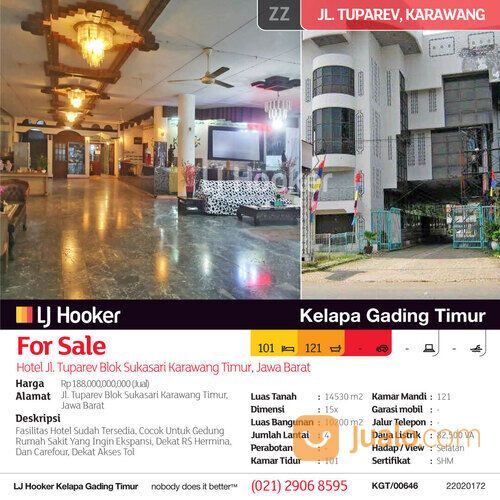 Hotel Jl. Tuparev Blok Sukasari Karawang Timur, Jawa Barat