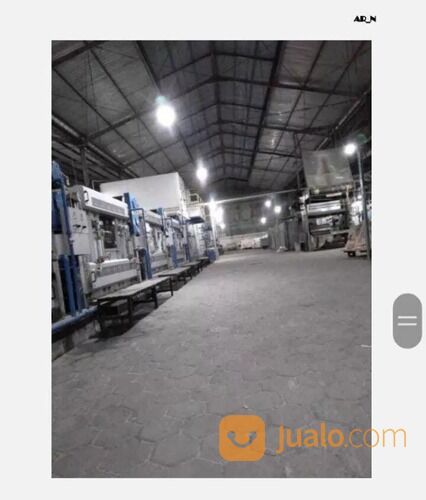 Gudang lokasi Pekalongan PT lokatex luas tanah 10,5 hektar