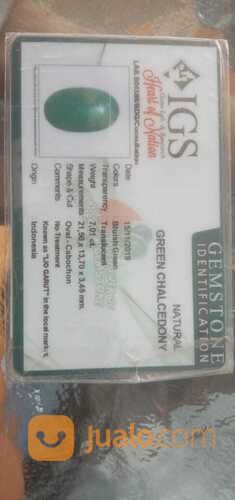 BATU IJO GARUT ( NATURAL CHALCEDONY)