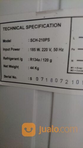 Kulkas Showcase Sharp Bekas Rusak