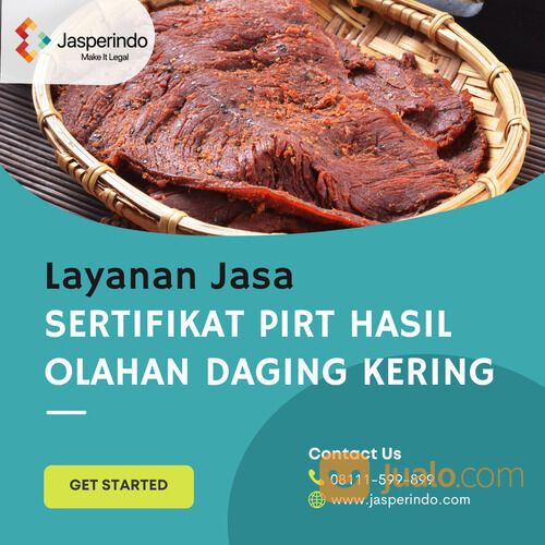 SERTIFIKAT PIRT HASIL OLAHAN DAGING KERING